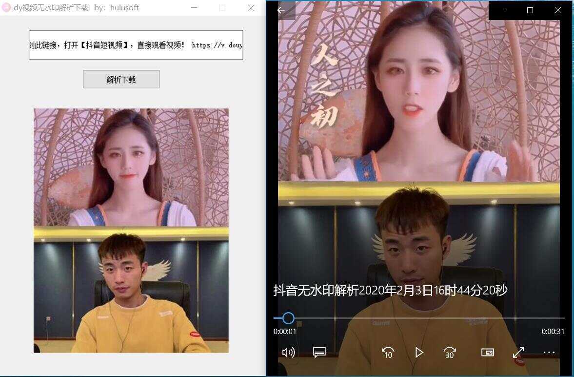 抖音无水印解析软件源码 - 项目资源网