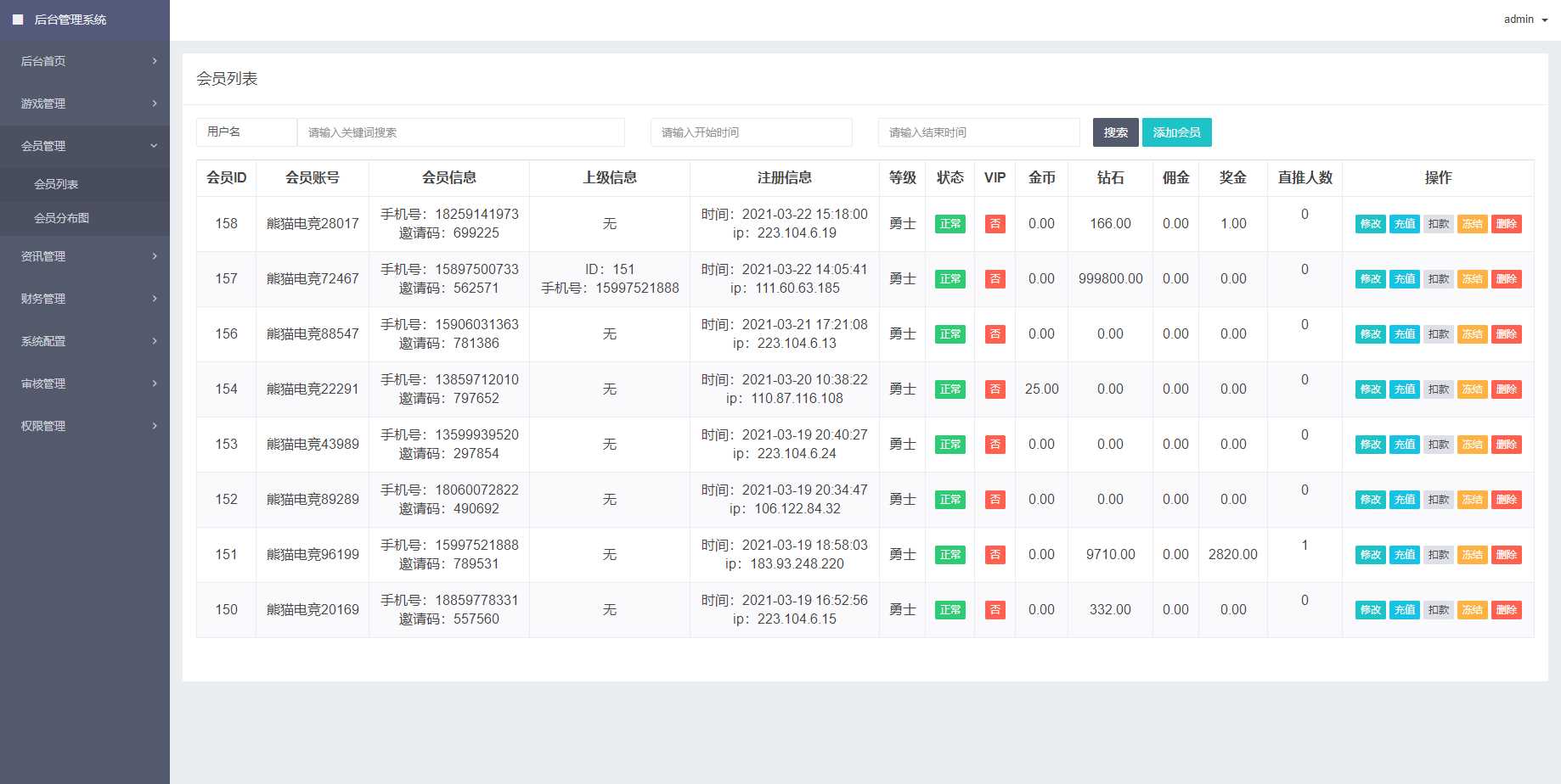 图片[6] - 熊猫电竞赏金电竞源码 APP+H5双端 附搭建教程 支持运营级搭建 - 项目资源网