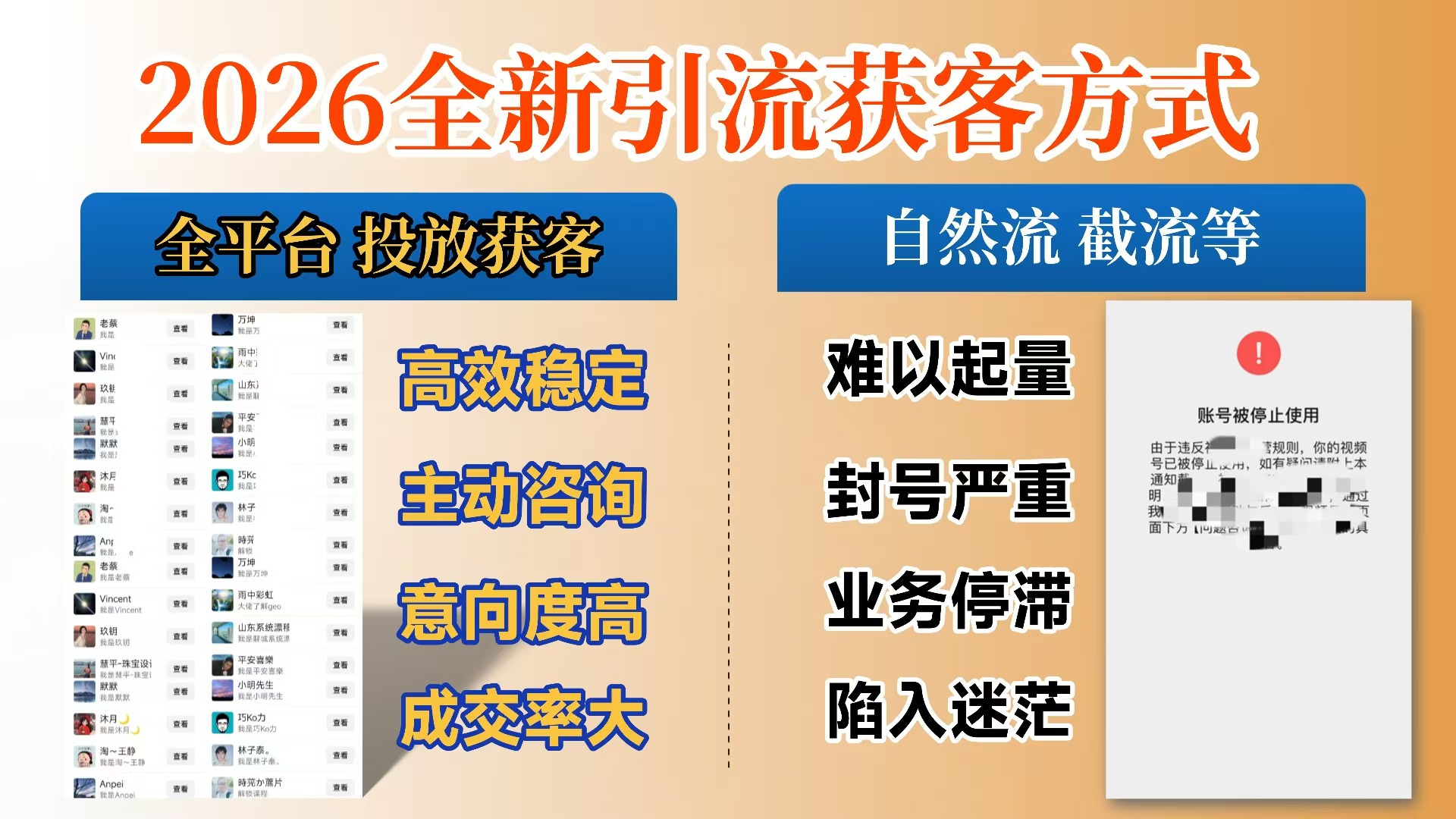 【首发】打破获客壁垒，如何利用投放实现财富自由与事业升级 - 臻优资源网