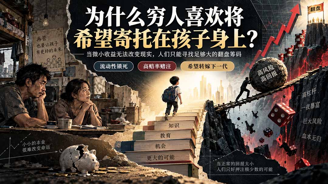 社群精品文章：为什么穷人喜欢将希望寄托在孩子身上？ - 臻优资源网