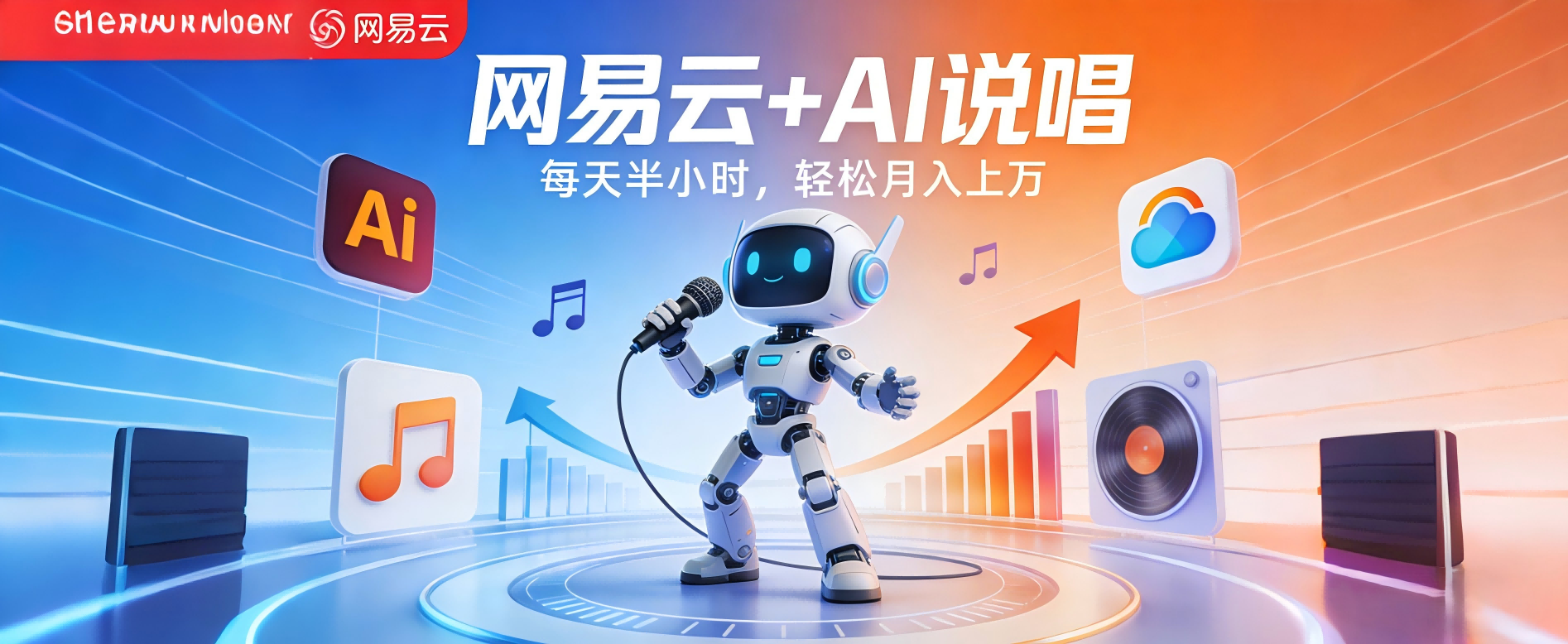 网易云+AI说唱，每天半小时，轻松月入上万 - 臻优资源网