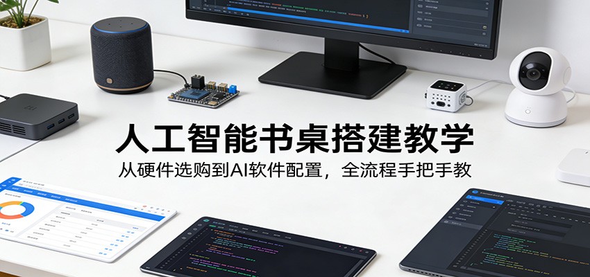 人工智能书桌搭建教学：从硬件选购到AI软件配置，全流程手把手教 - 臻优资源网