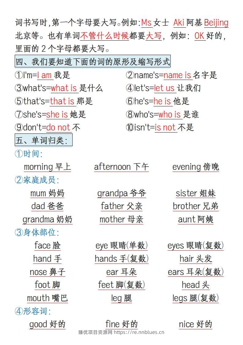 图片[2] - 三上英语知识点归纳总结（全国通用版） - 臻优资源网