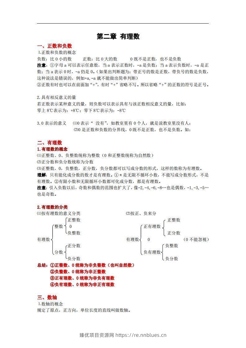 图片[3] - 2.苏科版数学七年级上册知识点总结 - 臻优资源网