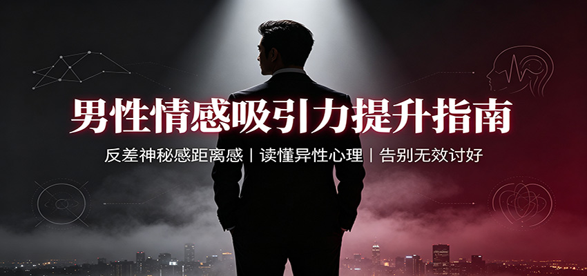 男性情感吸引力提升指南：反差神秘感距离感，读懂异性心理，告别无效讨好 - 臻优资源网