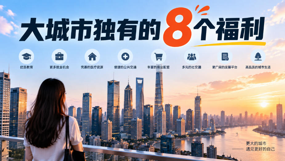 某公众号付费文章：大城市独有的8个福利 - 臻优资源网