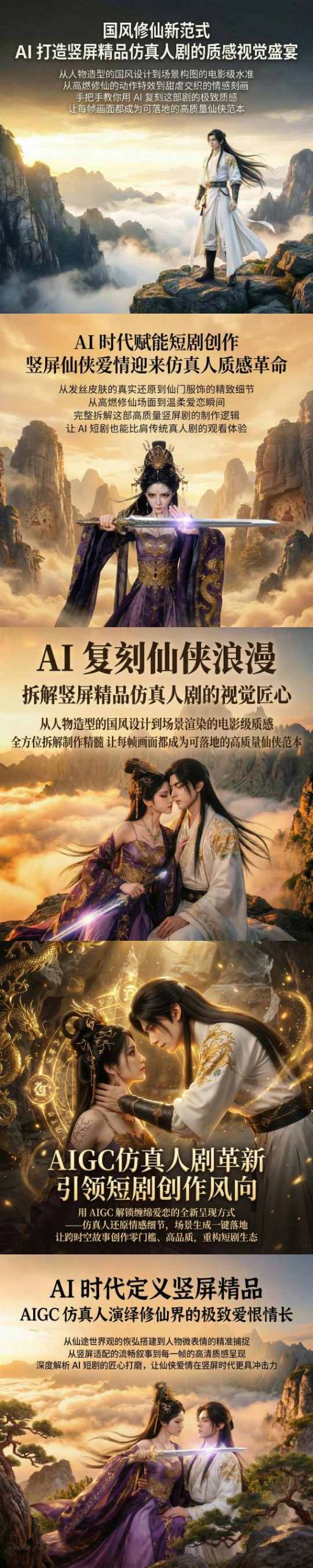 图片[2] - AIGC仿真人《合欢宗》短剧教学，用AIGC解锁缠绵爱恋的全新呈现方式，让跨时空故事创作零门槛、高品质，重构短剧生态 - 臻优资源网