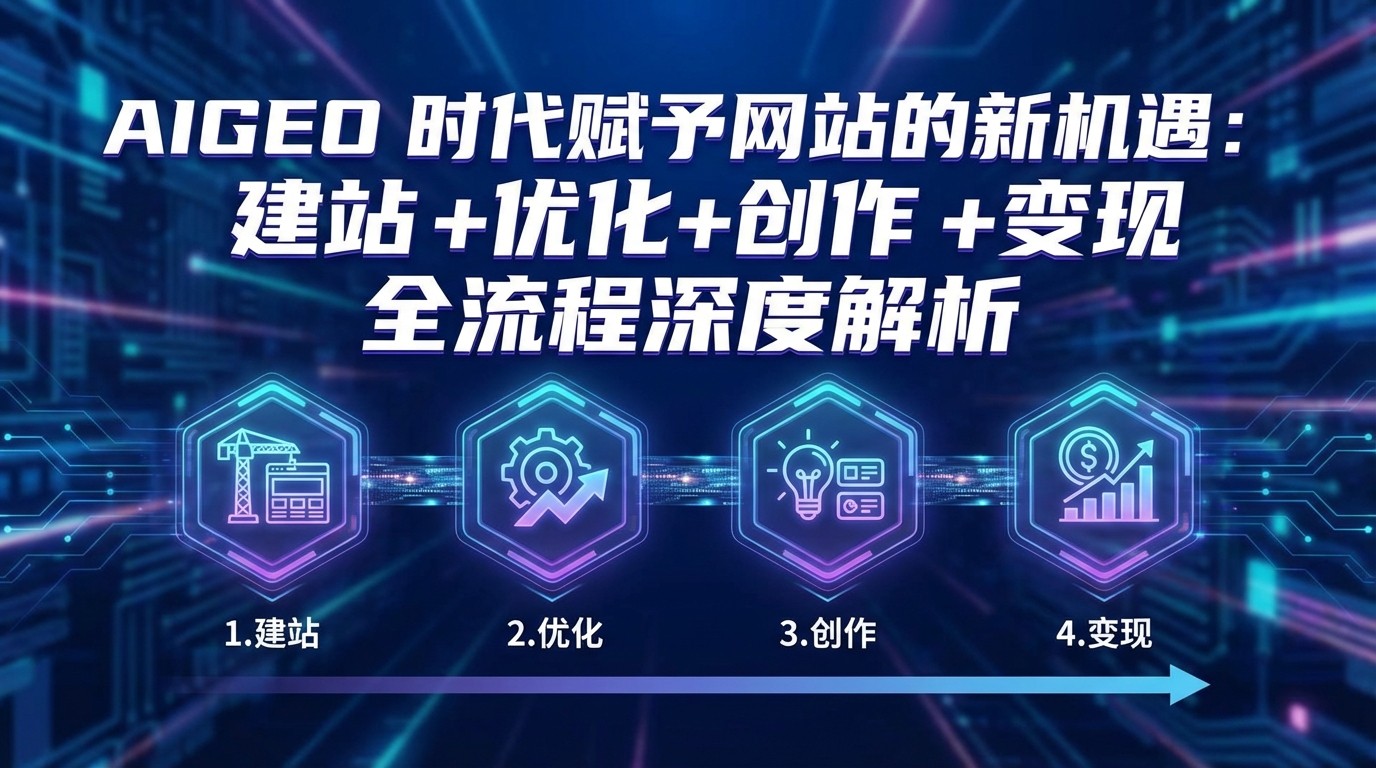 AIGEO+时代赋予网站的新机遇：建站+优化+创作+变现+全流程深度解析 - 臻优资源网