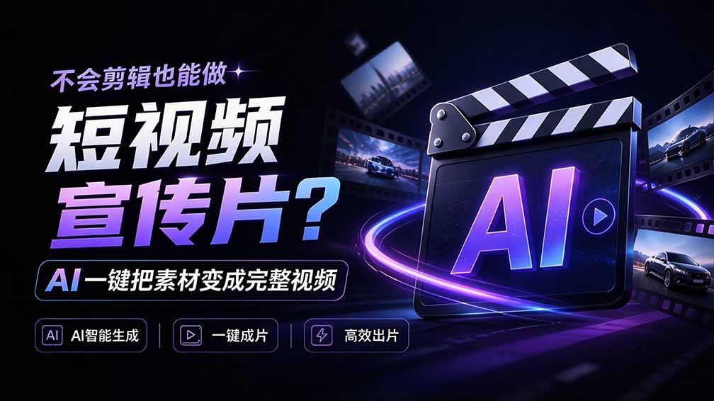 （21150期）我跪下来了！不会剪辑也能做短视频宣传片？ AI 一键把素材变成完整视频，真是神奇，OpenFilm 超省事 - 臻优资源网
