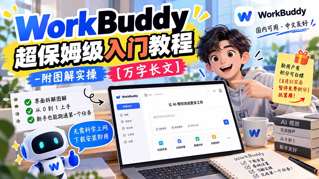 （20882期）WorkBuddy 超保姆级入门教程-附图解实操 【万字长文】 - 臻优资源网