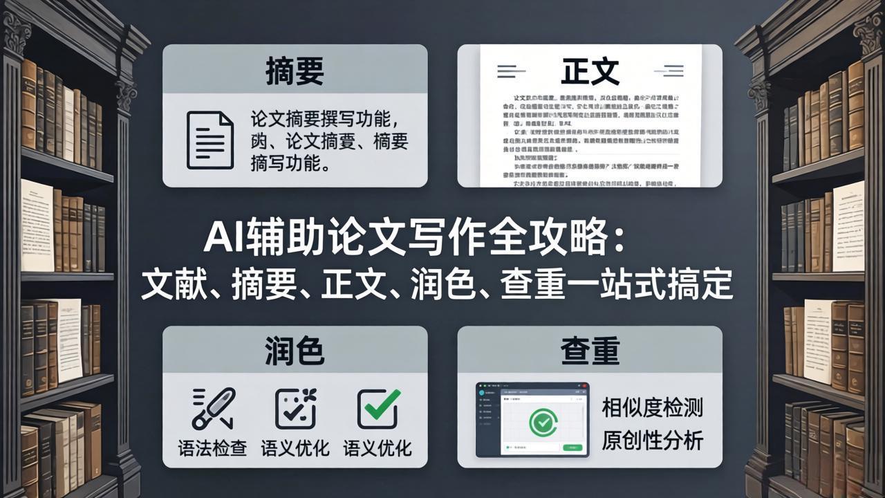 （17970期）AI辅助论文写作全攻略：文献、摘要、正文、润色、查重一站式搞定 - 臻优资源网