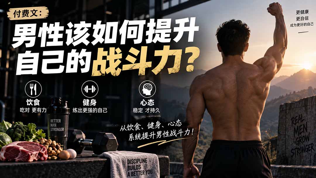 （20421期）付费文章：男性该如何提升自己的战斗力？ - 臻优资源网