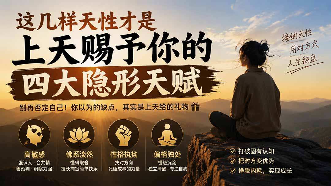 （19984期）付费文章：这几样天性才是上天赐予你的四大隐形天赋 - 臻优资源网