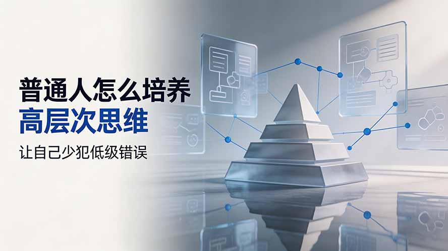 （19637期）付费文章：普通人怎么培养高层次思维，让自己少犯低级错误 - 臻优资源网