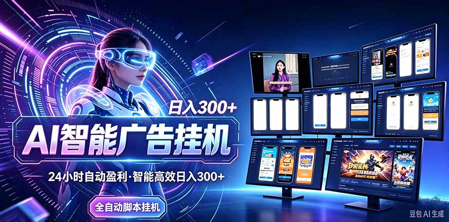 （20900期）24小时AI广告挂机｜在家就能做的被动副业 - 臻优资源网