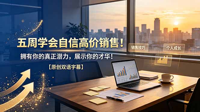 （19071期）五周学会自信高价销售！拥有你的真正潜力，展示你的才华！【原创双语字幕】 - 臻优资源网