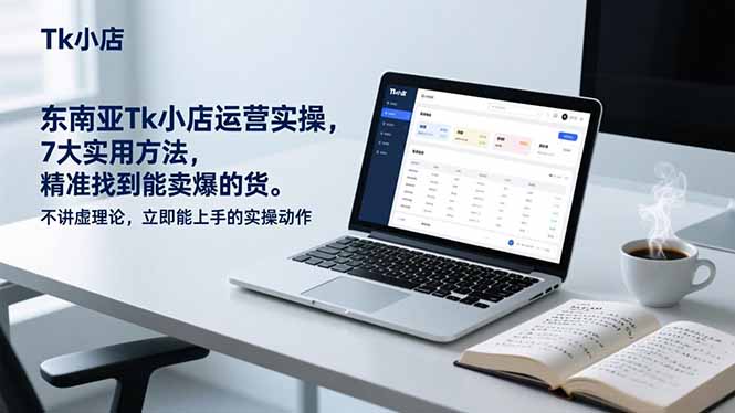 （17041期）东南亚Tk小店运营实操，7大实用方法，精准找到能卖爆的货。不讲虚理论，立即能上手的实操动作 - 臻优资源网