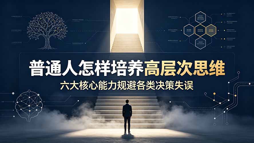 （19479期）付费文章：普通人怎样培养高层次思维，六大核心能力规避各类决策失误 - 臻优资源网