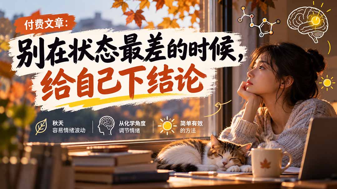（20716期）【无水印】某付费文章：别在状态最差的时候，给自己下结论 - 臻优资源网