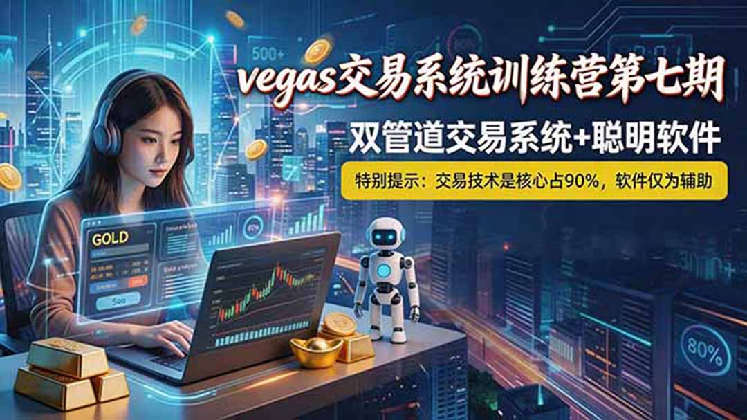 （18770期）【海外美金AI搬砖】Vegas交易技术+聪明软件， 黄金期货日赚50-1000U， 长期稳定，小白轻松上手 - 臻优资源网