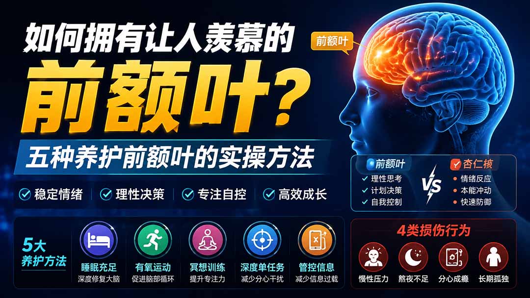 （19805期）付费文章：如何拥有让人羡慕的前额叶？五种养护前额叶的实操方法 - 臻优资源网