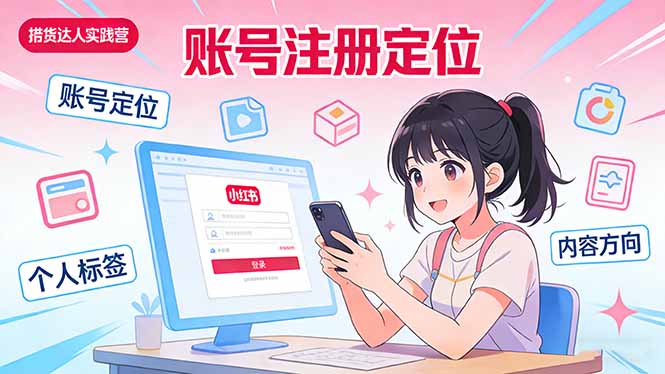 （17459期）小红书带货达人实战营：账号注册定位、内容创作、选品策略、带货技巧、流量运营等 - 臻优资源网