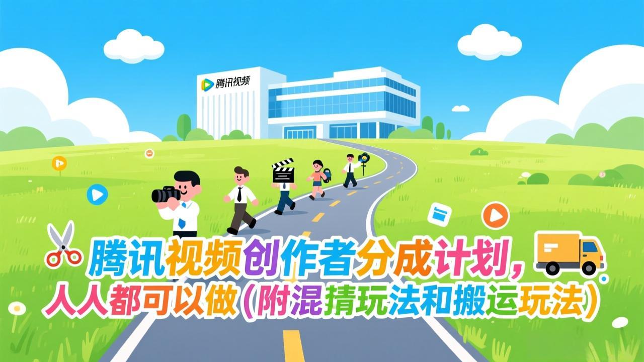 (17137期)腾讯视频创作者分成计划,人人都可以做(附混剪玩法和搬运玩法) - 臻优资源网
