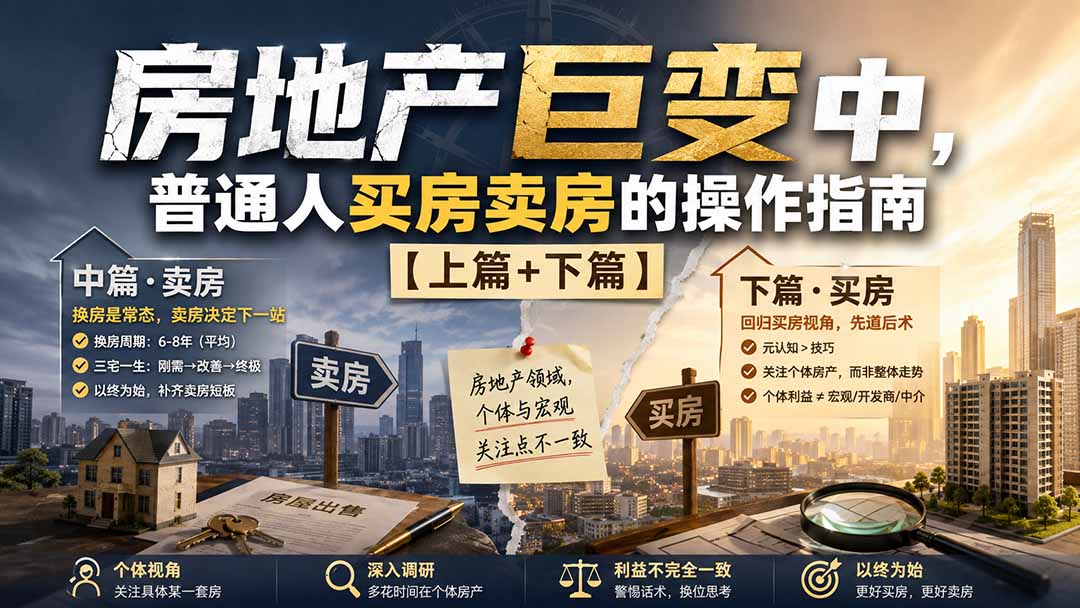 （20021期）付费文章：房地产巨变中，普通人买房卖房的操作指南【上篇+下篇】 - 臻优资源网