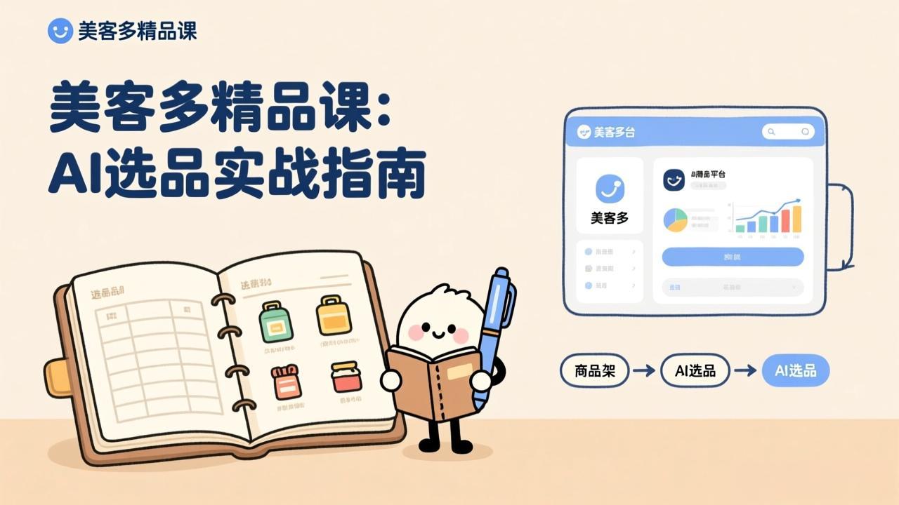 （17292期）AI+美客多精品课，工具实操、数据选品、AI优化，新手也能快速上手，月入5000+美元 - 臻优资源网