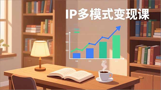 （17014期）IP多模式变现课，广告分成、种草激励、Live图带货，开拓多元收入，副业稳定月入过万 - 臻优资源网