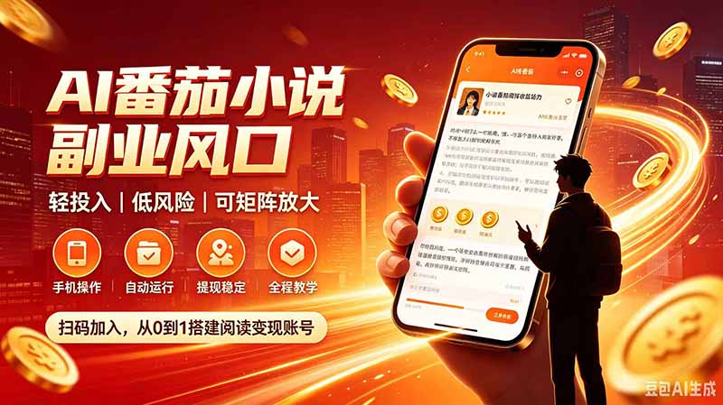 （20277期）AI番茄全自动挂机｜24小时躺赚副业，轻投入|低风险|可矩阵放大 - 臻优资源网