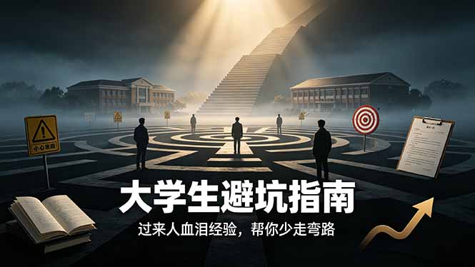 （19195期）付费文章：大学生避坑指南 ，过来人血泪经验，帮你少走弯路 - 臻优资源网
