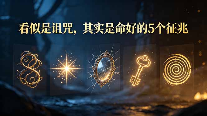 （19089期）付费文章：看似是诅咒，其实是命好的5个征兆 - 臻优资源网