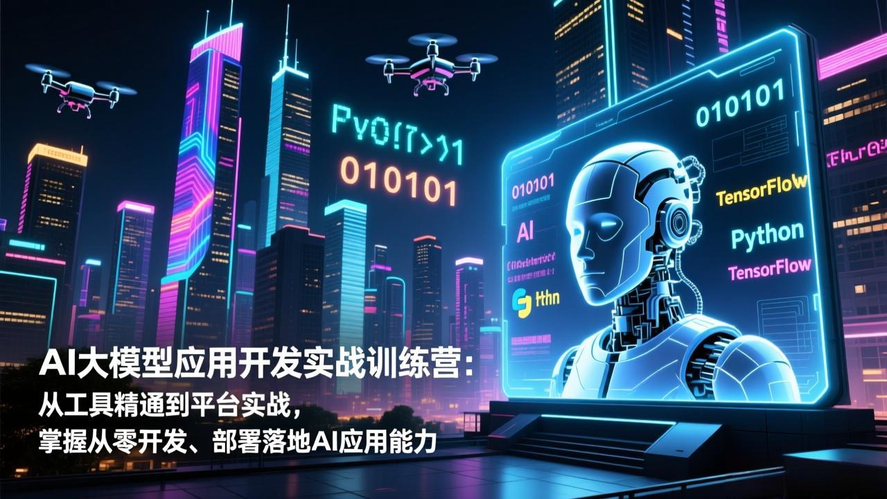 （17058期）AI大模型应用开发实战训练营：从工具精通到平台实战，掌握从零开发、部署落地AI应用能力 - 臻优资源网