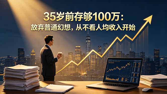 （18689期）35岁前存够100万：放弃普通幻想，从不看人均收入开始 - 臻优资源网