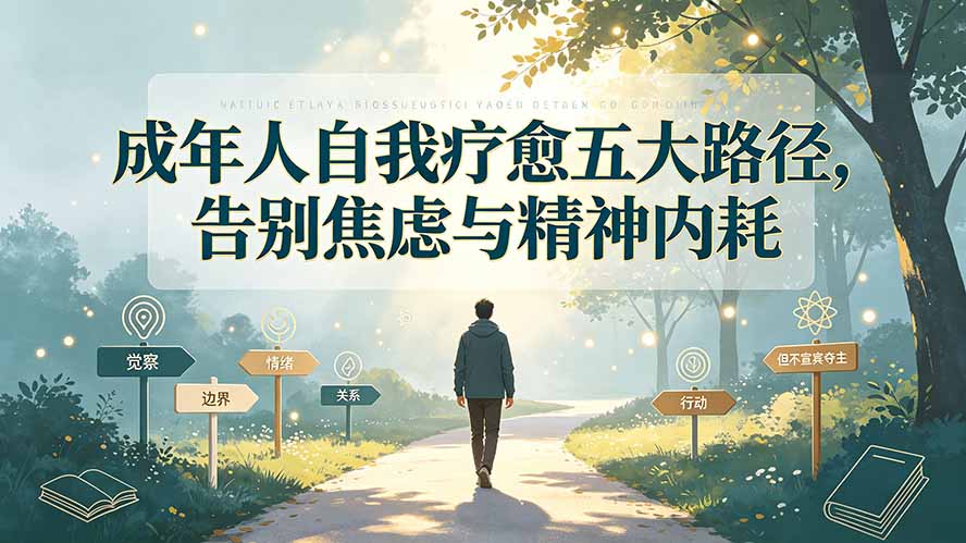 (19516期)付费文章:成年人自我疗愈五大路径,告别焦虑与精神内耗 - 臻优资源网