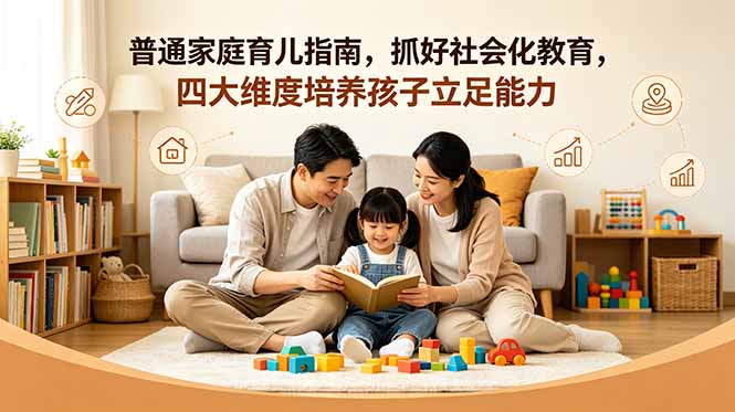 （18755期）付费文章：普通家庭育儿指南，抓好社会化教育，四大维度培养孩子立足能力 - 臻优资源网