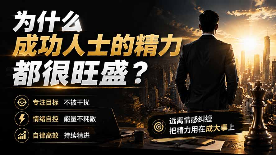 (19754期)付费文章:为什么成功人士的精力都很旺盛? - 臻优资源网