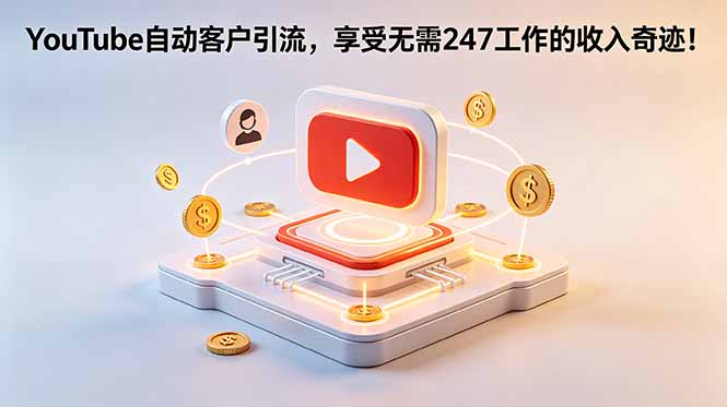 （18658期）YouTube 自动客户引流，享受无需 247 工作的收入奇迹！【原创双语字幕】 - 臻优资源网