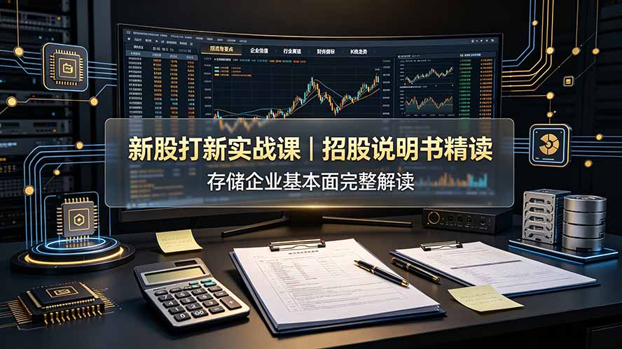 （19255期）付费文章：新股打新实战课｜招股说明书精读，存储企业基本面完整解读 - 臻优资源网