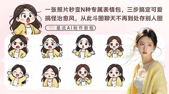 （17482期）一张照片秒变N种专属表情包，三步搞定可爱搞怪治愈风，从此斗图聊天不再到处存别人图 - 臻优资源网