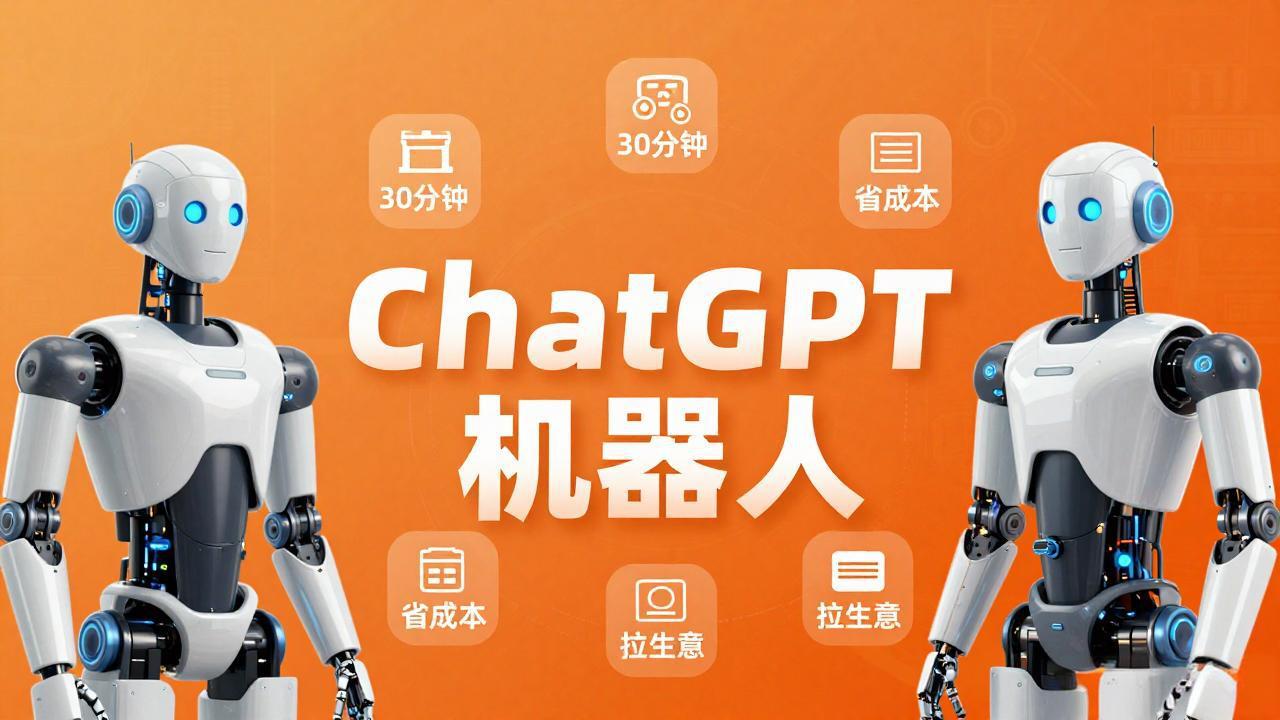 （17982期）智能机器人定制速成课：技术小白30分钟做出ChatGPT机器人，省时间砍成本还能拉生意 - 臻优资源网