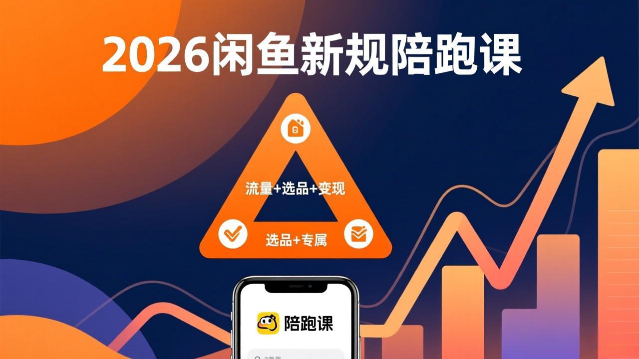 （17483期）2026闲鱼高阶陪跑课全新上线，带你吃透新规玩转选品流量，从零搭建稳定变现盈利体系 - 臻优资源网