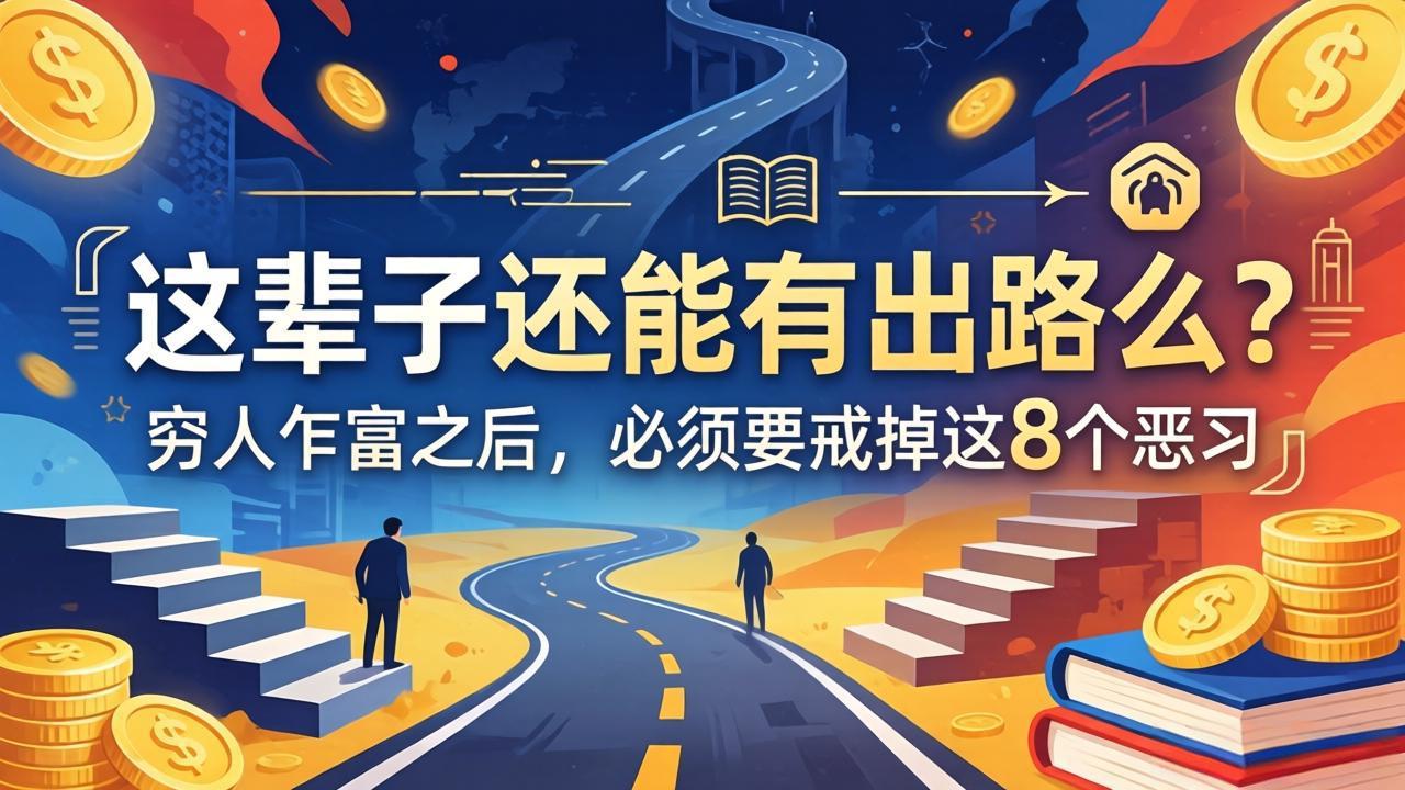 （18214期）关于人生两篇付费文章【这辈子还能有出路么？】【穷人乍富之后，必须要戒掉这8个恶习】 - 臻优资源网