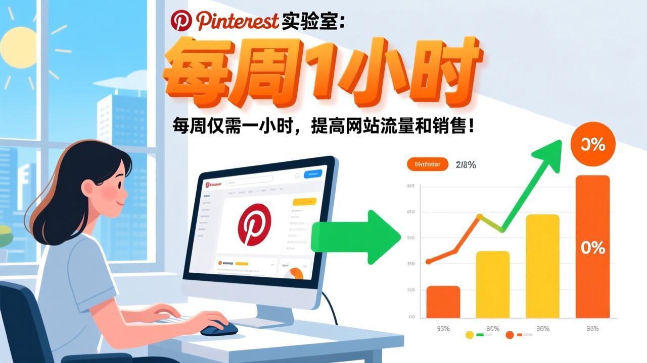（17505期）Pinterest实验室：每周仅需一小时，提高网站流量和销售！ - 臻优资源网