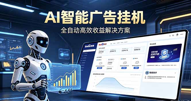 （18661期）Ai智能广告挂机 别再瞎折腾了！这个全自动挂机项目，新手当天见钱，告别频繁换项目的烦恼 - 臻优资源网