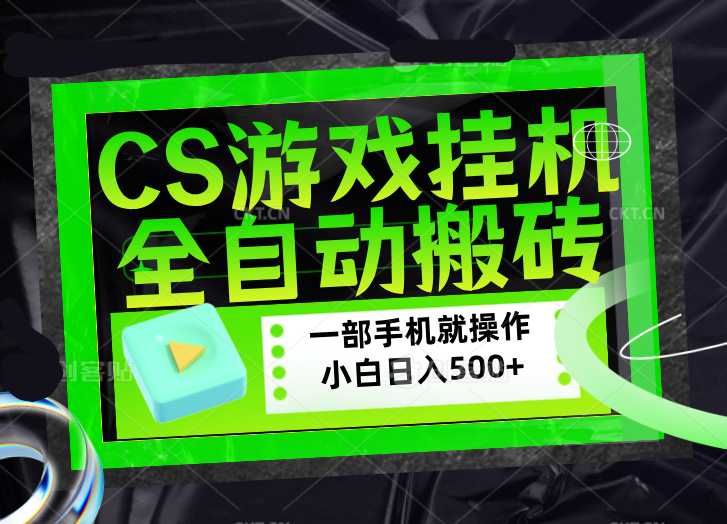 （17876期）CSGO游戏挂机捡漏搬砖，超稳定的项目，带领1000+小白实现日入500+，数据可视频验证 - 臻优资源网