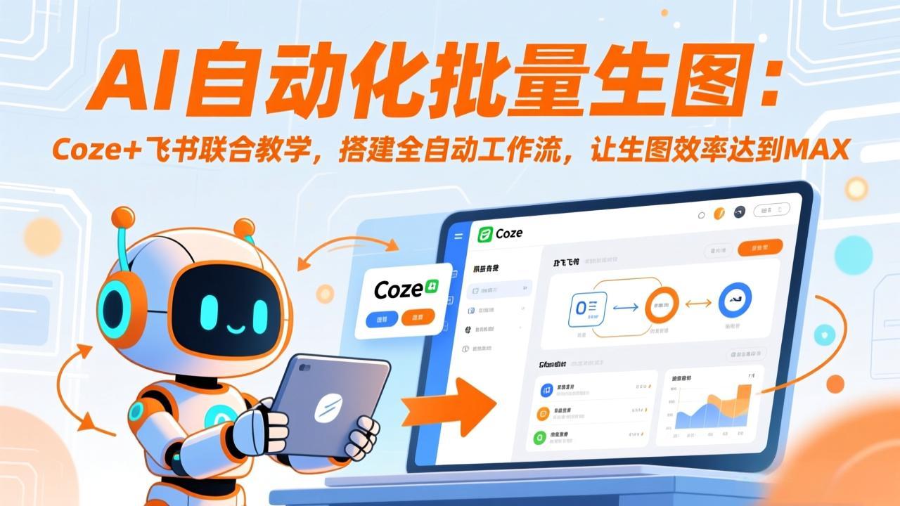 （17575期）AI自动化批量生图：Coze+飞书联合教学，搭建全自动工作流，让生图效率达到MAX - 臻优资源网