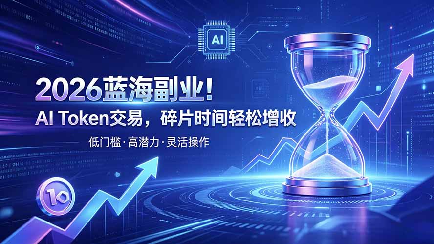 （19997期）AI Token算力赛道！普通人可入局的数字副业 - 臻优资源网