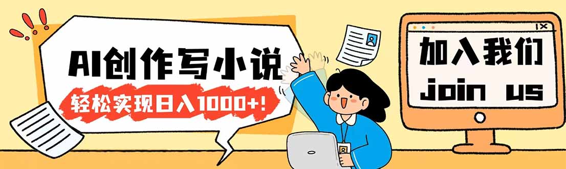 （17822期）26年最新风口项目AI工具创作写小说，轻松实现日入1000+ - 臻优资源网